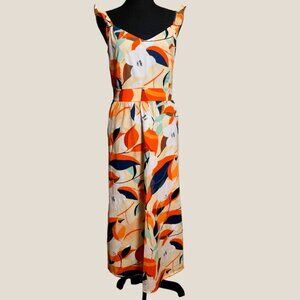 Ann Taylor Factory Floral Midi/Maxi Dress